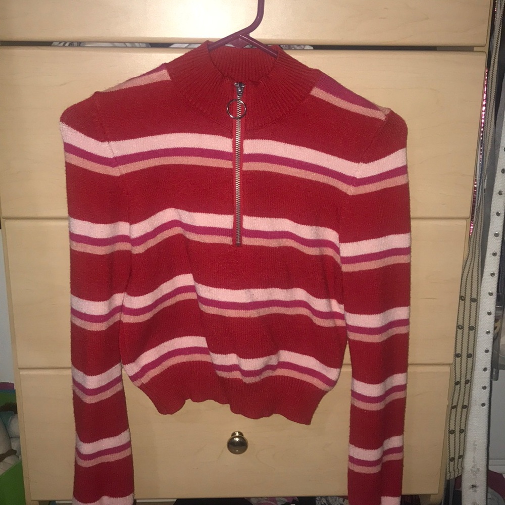 Forever 21 red striped sweater